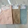 Thickened dry hair cap, absorbent quick-drying headscarf, solid-color coral fleece wavy shower cap Item Picture